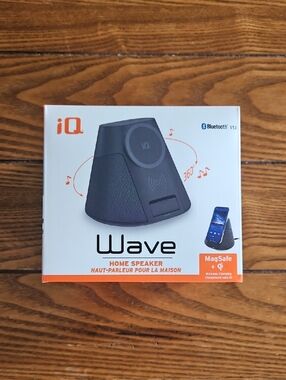 Wave Portable Home Speaker — Black with MagSafe + Wireless Charging